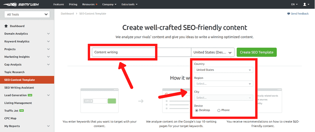 Create SEO Template