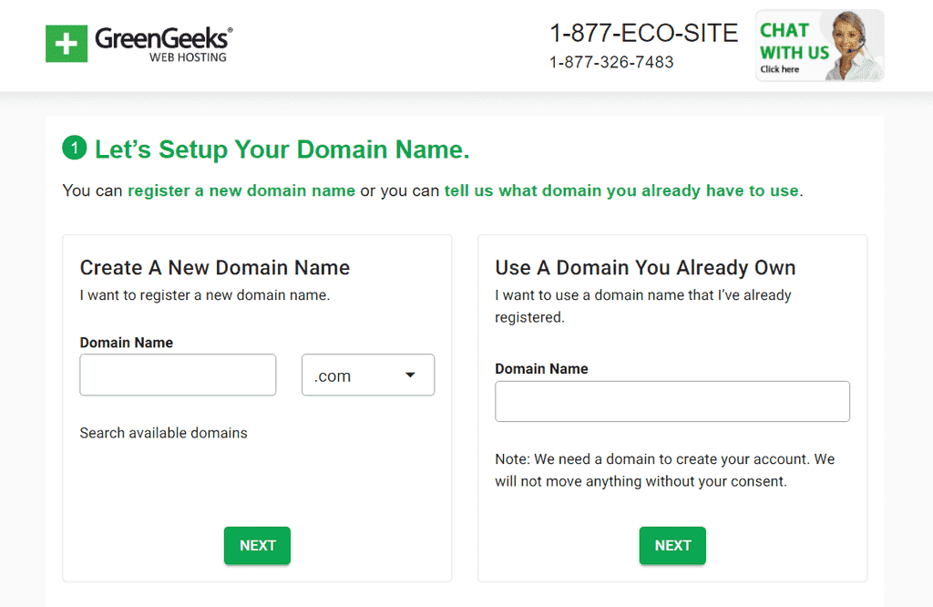 Domain Name Setup with GreenGeeks