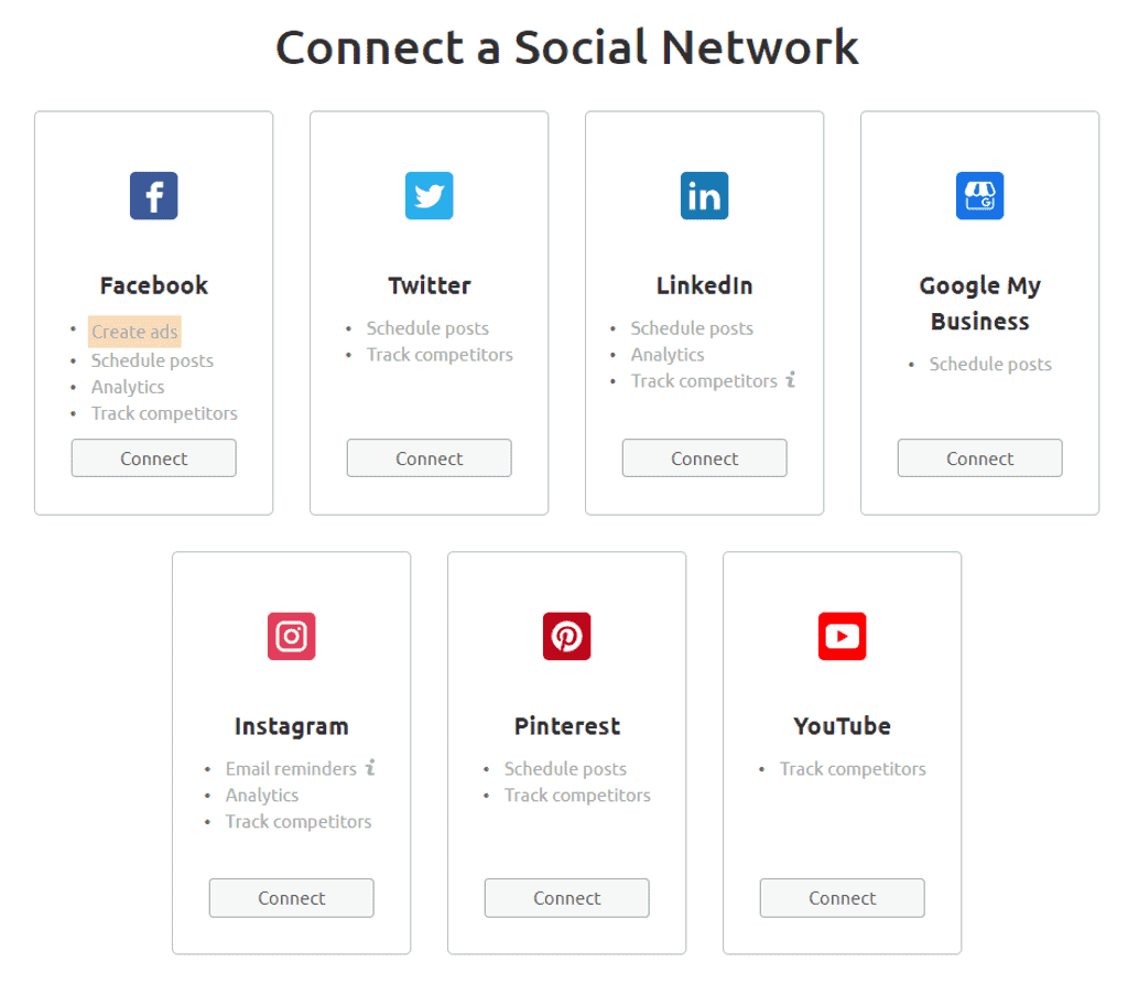 Semrush Social Media Research