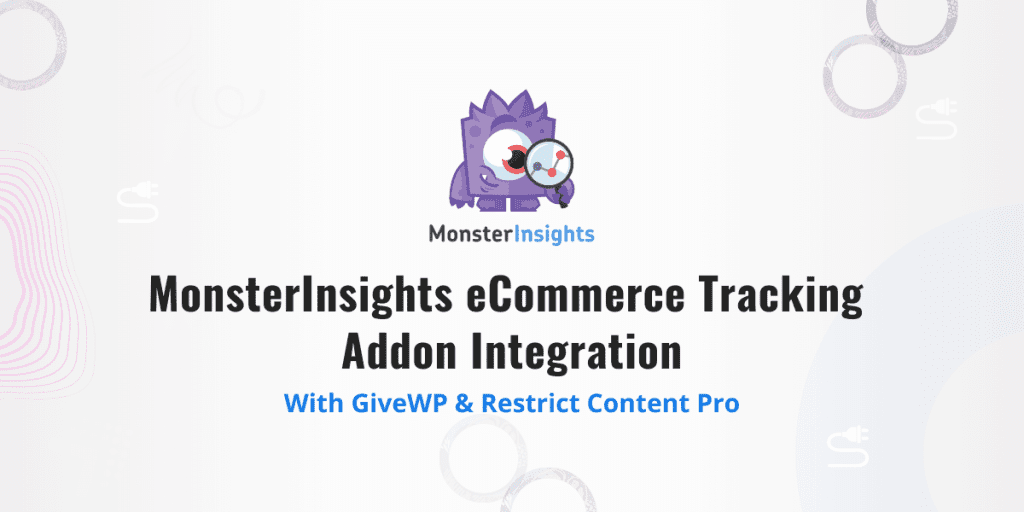 MonsterInsights eCommerce Tracking Addon Integration