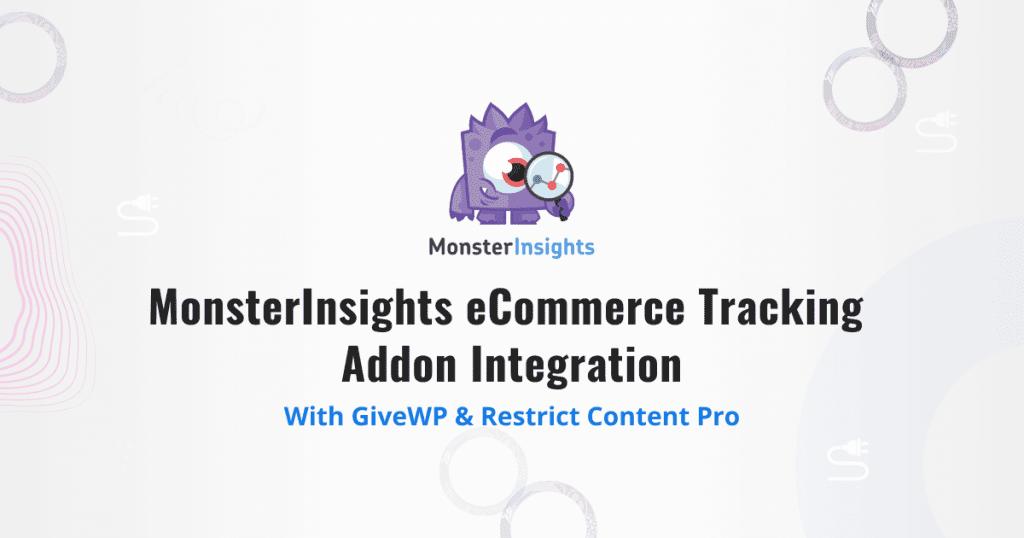 MonsterInsights eCommerce Tracking Addon Integration