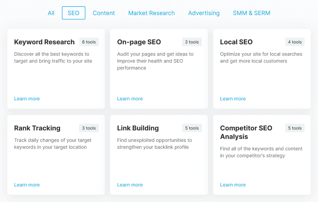 Semrush Advanced SEO Suite