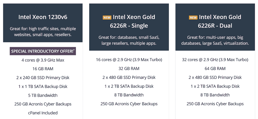 Liquid Web Managed Dedicated Server Plans