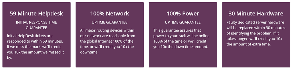 Liquid Web Power and Network Uptime Guarantee