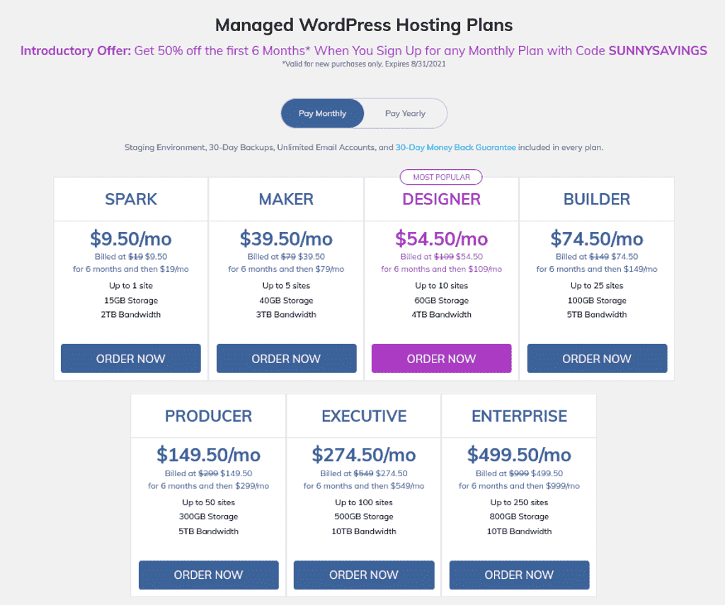 Nexcess Managed WordPress Hosting Plans