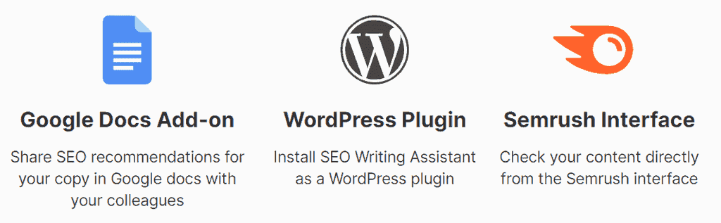 Use of Semrush SEO Writing Assistant tool