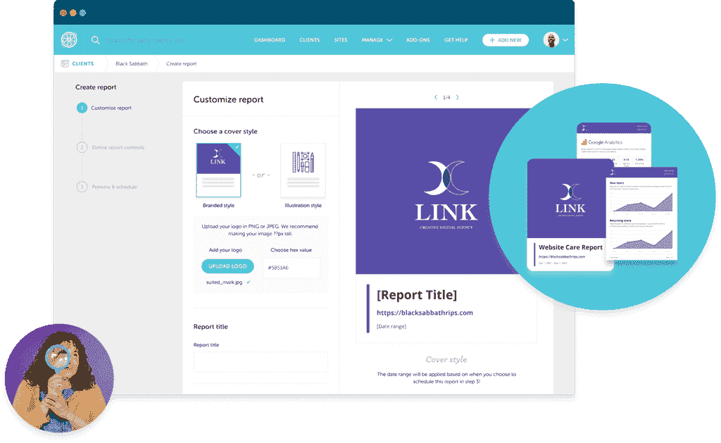 Flywheel Growth Suite Client Reporting Dashboard