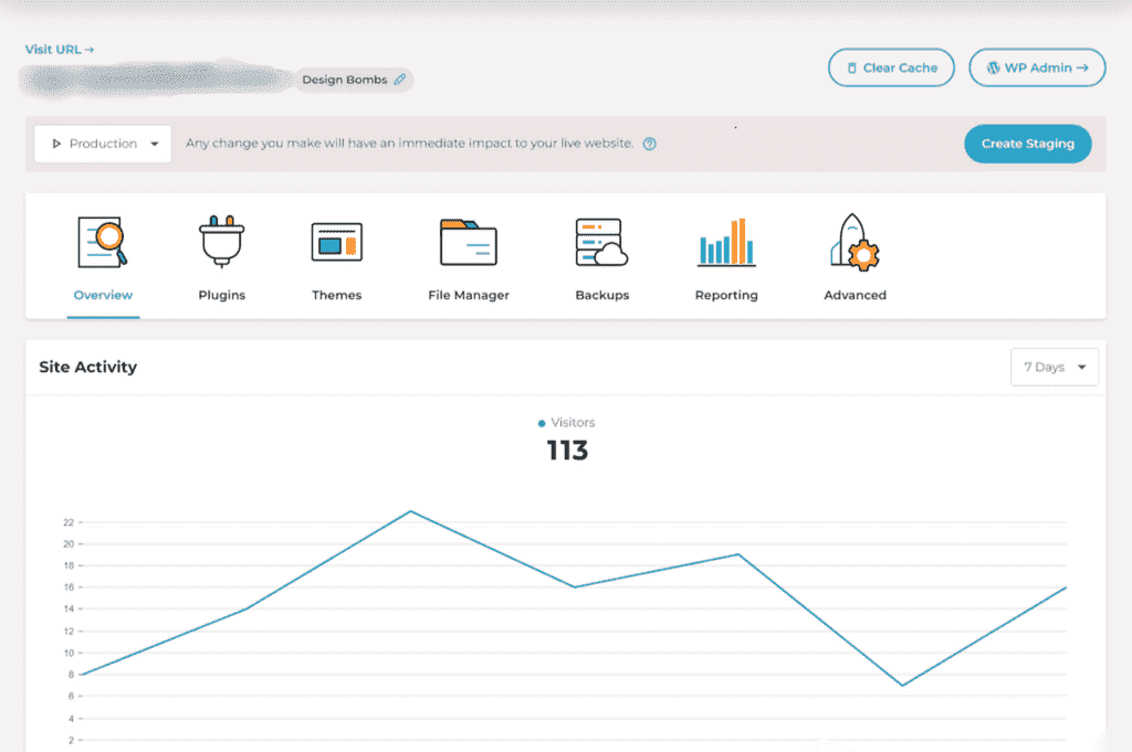 Rocket.net Control Panel