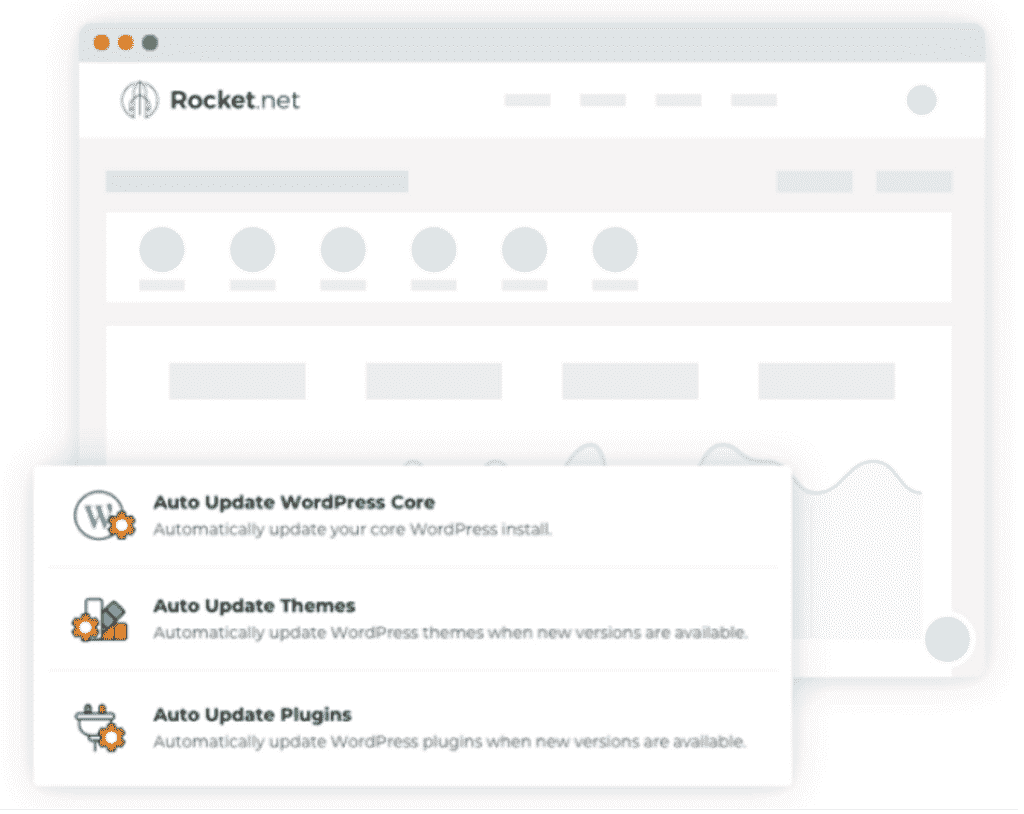Rocket.net Automatic WordPress Updates Feature