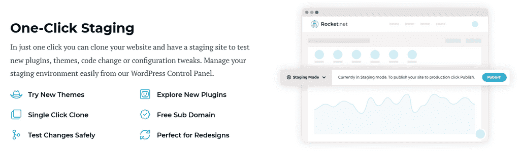 Rocket.net One-Click Staging Environment 