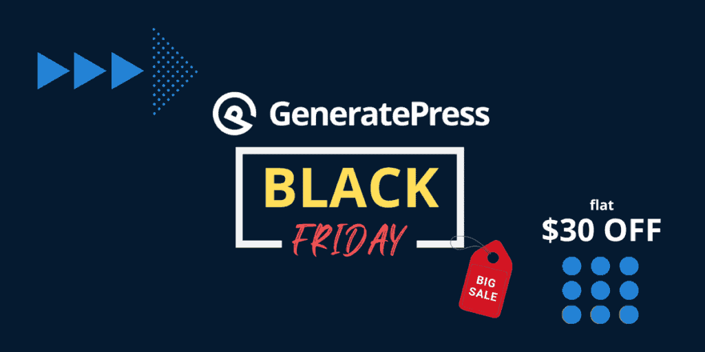 GeneratePress Black Friday Deals