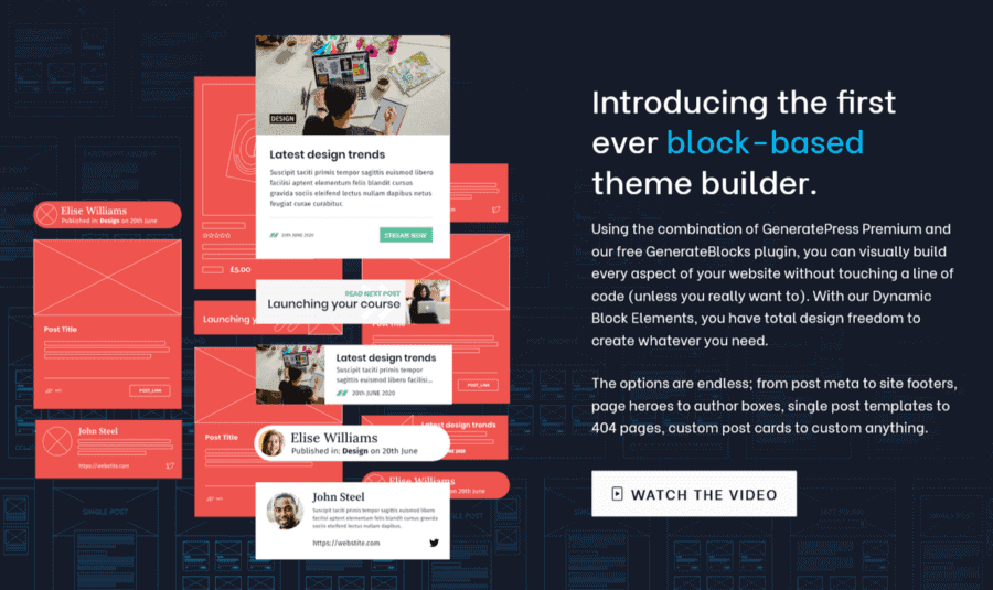 GeneratePress Block Based Theme Builder