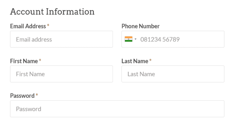 WPForms Account Information