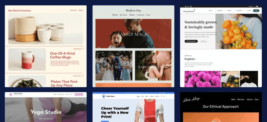 Nexcess StoreBuilder Pre-designed Templates